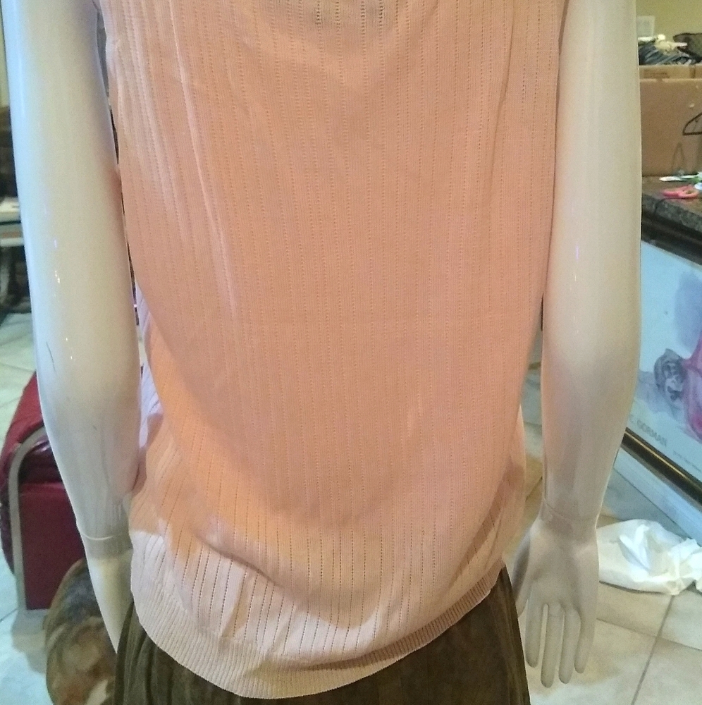 Ralph Lauren Premium Pink 💯 Percent Silk Tank Top - Picture 5 of 10